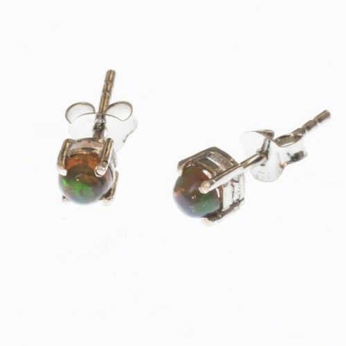 Opal ohrstecker mit - opal, echtem
