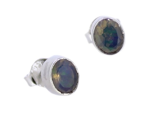 Echte opal ohrstecker - opal,
