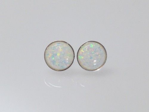 Ohrringe ohrstecker opal - ohrringe,