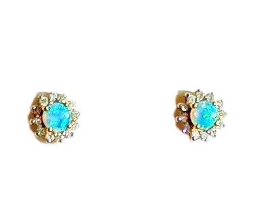 Australische opal ohrringe - australische,
