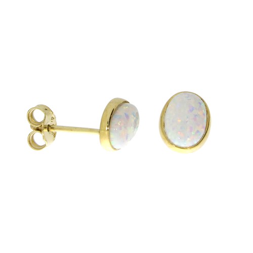 Ohrstecker 333 gelbgold - ohrstecker, mit