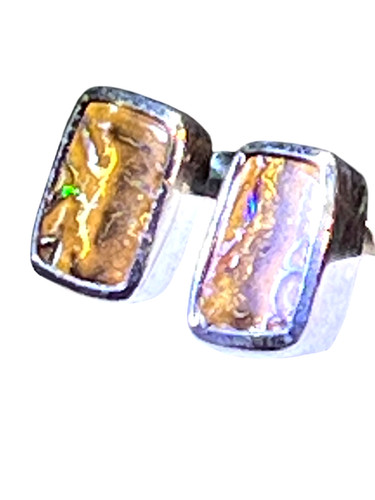 Australische opal ohrstecker - opal,
