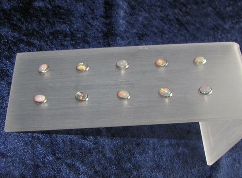 Opal ohrstecker silber - opal,