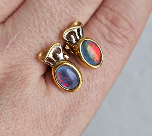 Ohrringe ohrstecker opal - ohrringe,