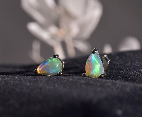 Opal äthiopische ohrstecker - opal,