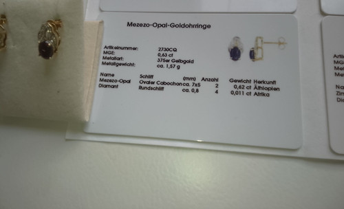 Ohrstecker 375 mezezo - ohrstecker, gg